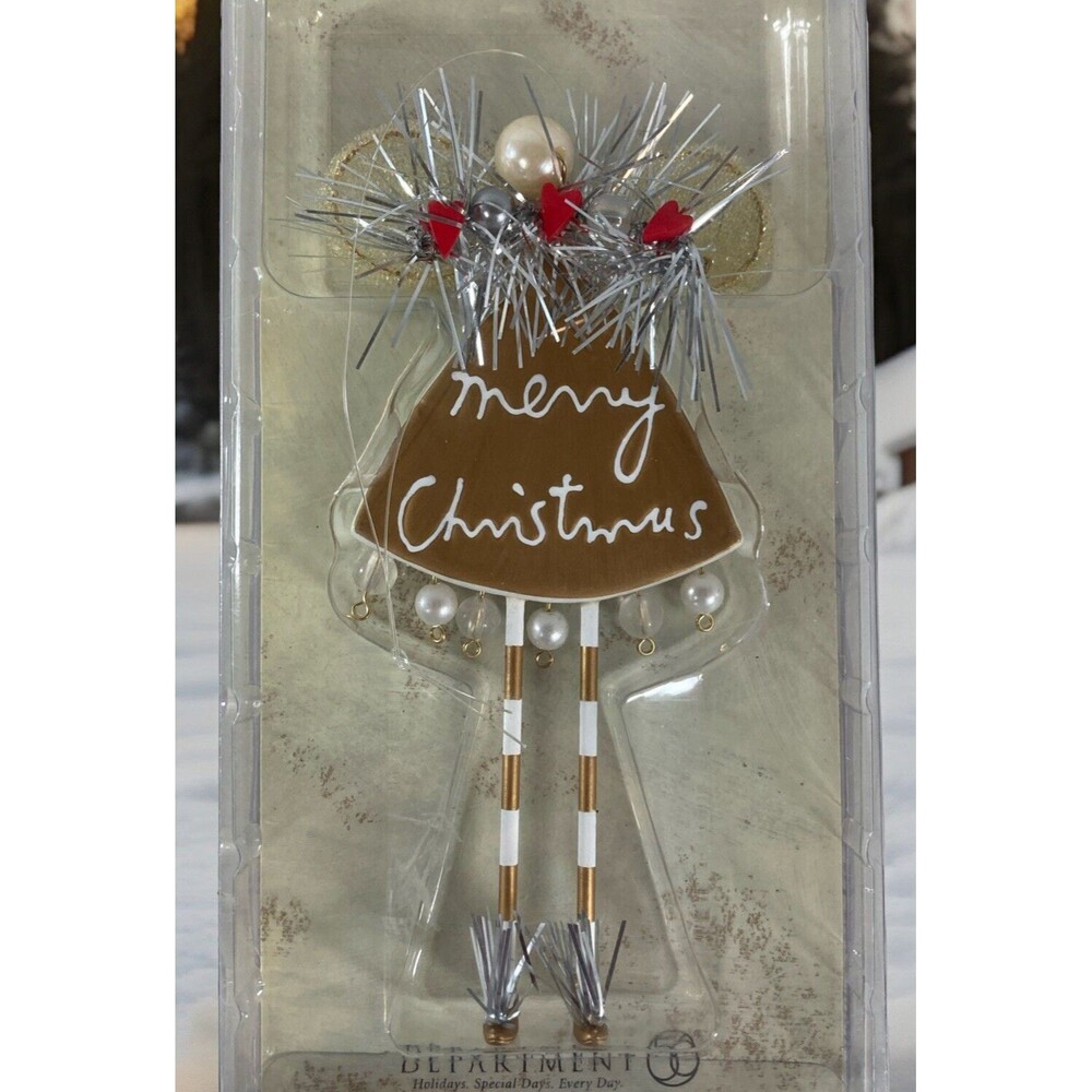 Dept 56 Sandra Magsamen Christmas Ornament Wall Artful Angels Merry Christmas